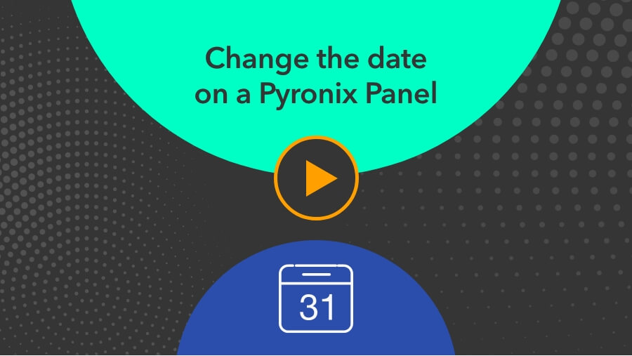 Change the date on a Pyronix Panel