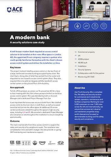 A Modern Bank