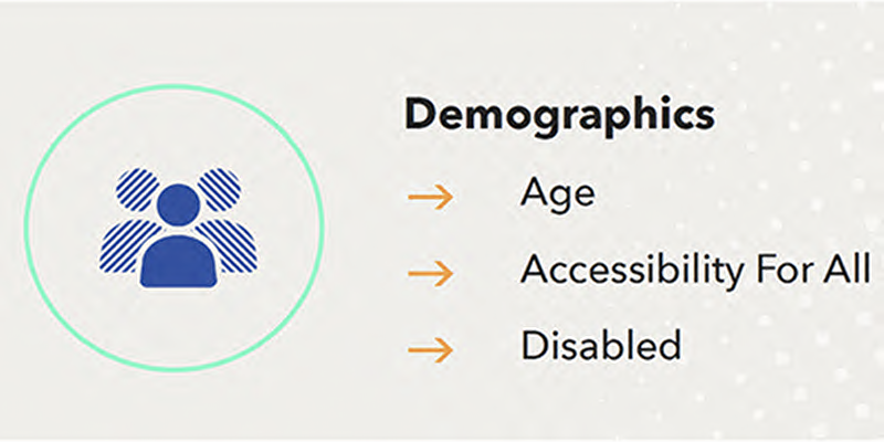 Picture showing disabled are important